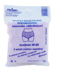 Majtki siatkowe poporodowe 38-40 2szt. Horizon