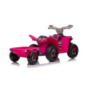 Quad Na Akumulator XMX630T Różowy Z Przyczepą