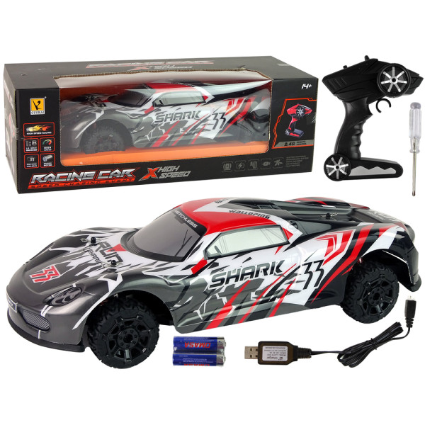 Auto Sportowe R/C 1:8 Szary Biały