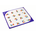 Układanka Tangram 7 Magnetycznych Klocków