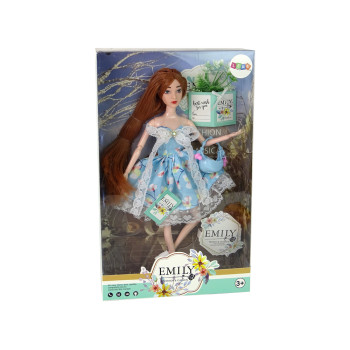 Lalka Dla Dzieci Emily Wiosenna Rude Włosy Kwiaty