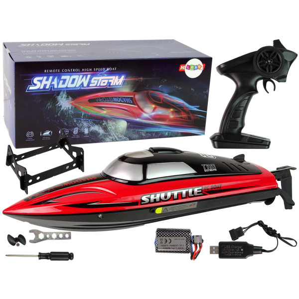 Motorówka R/C 2,4G Czerwona 20-25 km/h