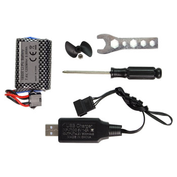 Motorówka R/C 2,4G Czerwona 20-25 km/h