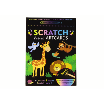 Zdrapywanka Kolorowanka Dla Dzieci ZOO Zwierzątka