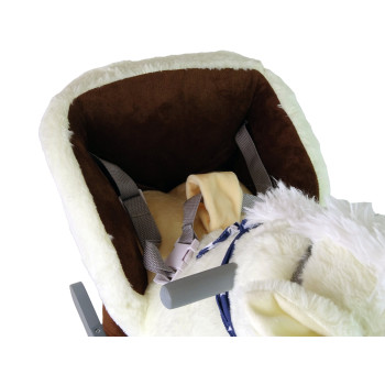 Koń Na Biegunach Bujak Biały Jednorożec