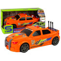 Auto Sportowe Wyścigowe 1:16 Pomarańczowy Dźwięk