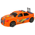 Auto Sportowe Wyścigowe 1:16 Pomarańczowy Dźwięk