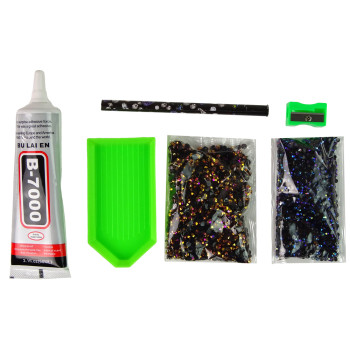 Zestaw Jednorożec DIY Diamenty Kryształki Brązowy