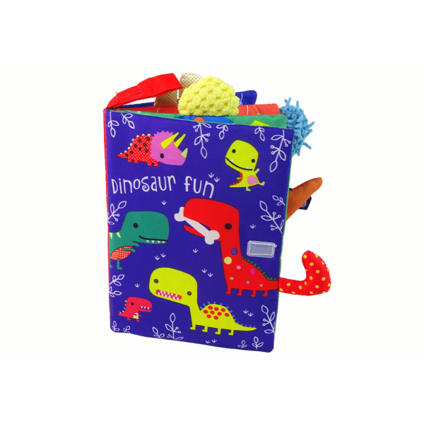 Książeczka Miękka Dinozaury Kolorowa