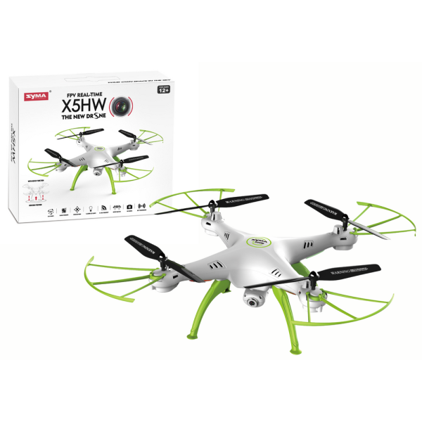 Zdalnie Sterowany Dron X5HW Biało-Zielony