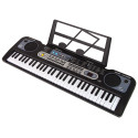 Keyboard z Mikrofonem Instrument Muzyczny Czarny