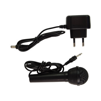 Keyboard z Mikrofonem Instrument Muzyczny Czarny