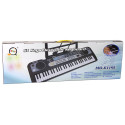 Keyboard z Mikrofonem Instrument Muzyczny Czarny