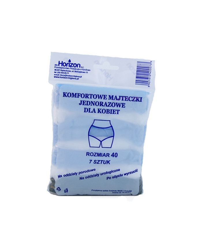 Majtki poporodowe jednorazowe 7szt. roz.40 Horizon