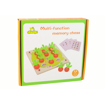 Gra Memory Marchewki Drewniana