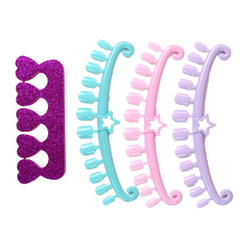 Zestaw do Malowania Paznokci w Walizce Różowa Brokat