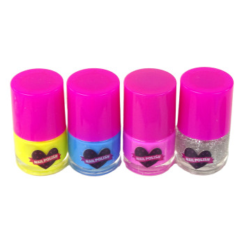 Zestaw do Malowania Paznokci w Walizce Różowa Brokat