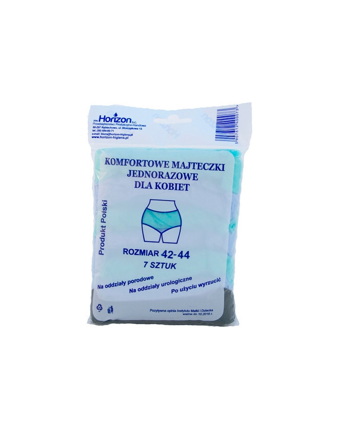 Majtki poporodowe jednorazowe 7szt. roz.42-44 Horizon
