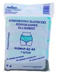 Majtki poporodowe jednorazowe 7szt. roz.42-44 Horizon