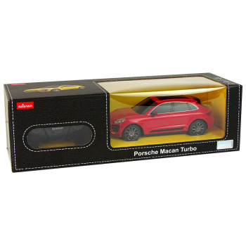 Auto R/C Porsche Macan Turbo 1:24 Rastar Czerwony