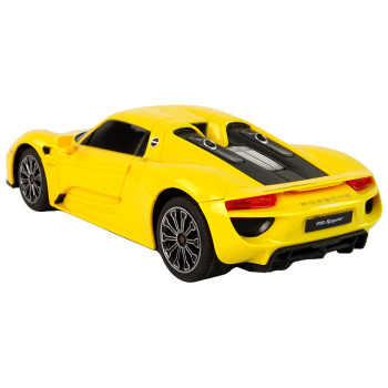 Auto R/C Porsche 918 1:24 Rastar Żółte