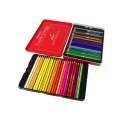 Zestaw 48 Kredek Artystycznych Metalowy Pojemnik