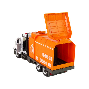 Śmieciarka do Rozkręcania i Skręcania Akcesoria Pomarańczowa