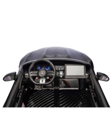 Auto Na Akumulator Mercedes GT63 AMG DK-GT63 24V LCD Czarny Lakierowany