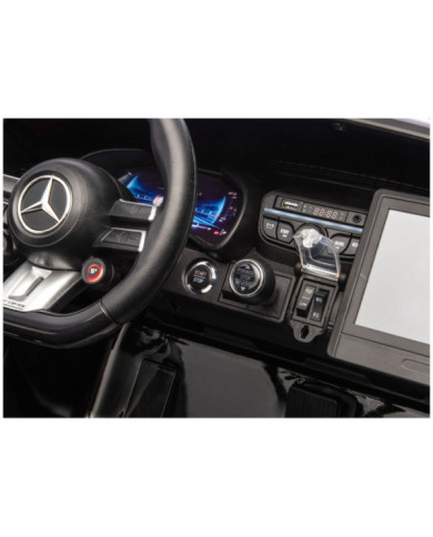 Auto Na Akumulator Mercedes GT63 AMG DK-GT63 24V LCD Czarny Lakierowany