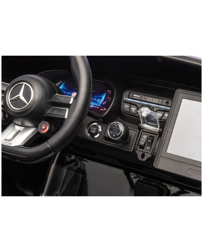 Auto Na Akumulator Mercedes GT63 AMG DK-GT63 24V LCD Czarny Lakierowany