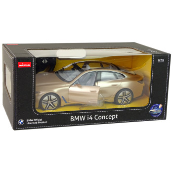Auto R/C Bmw i4 1:14 Rastar Złote