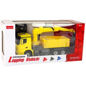 Ciężarówka z Chwytakiem Mercedes Rastar Żółta