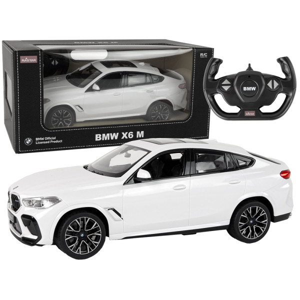Auto R/C Bmw X6 M 1:14 Rastar Białe