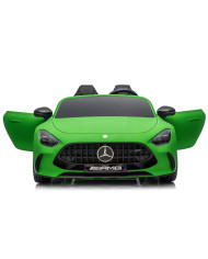 Auto Na Akumulator Mercedes GT63 AMG DKGT63 24V Cichy Silnik Matowy Zielony