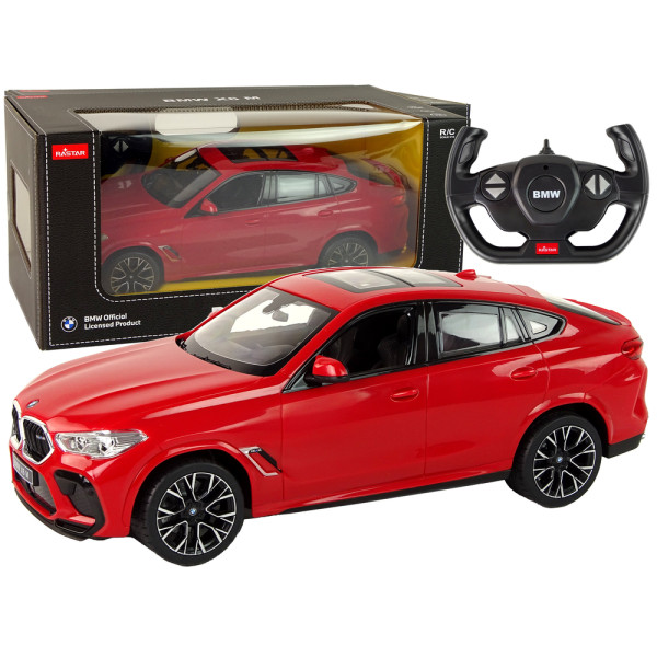 Auto R/C Bmw X6 M 1:14 Rastar Czerwone