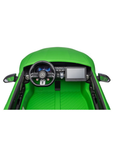 Auto Na Akumulator Mercedes GT63 AMG DKGT63 24V Cichy Silnik Matowy Zielony