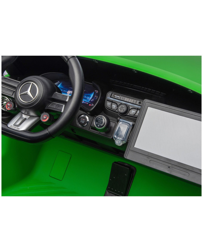 Auto Na Akumulator Mercedes GT63 AMG DKGT63 24V Cichy Silnik Matowy Zielony