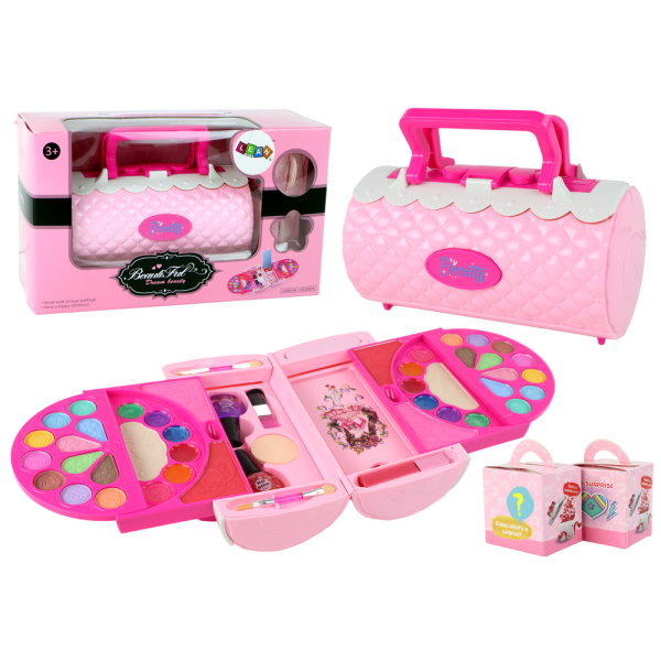 Zestaw do Makijażu w Kuferku Akcesoria Różowy