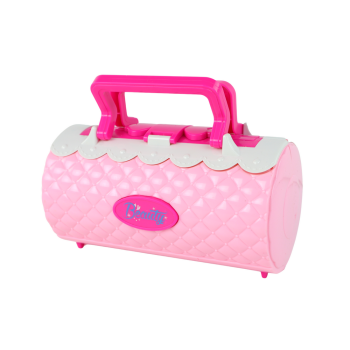 Zestaw do Makijażu w Kuferku Akcesoria Różowy