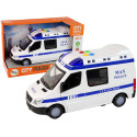 Radiowóz Auto Policyjne Napęd Frykcyjny Dźwięki Światło