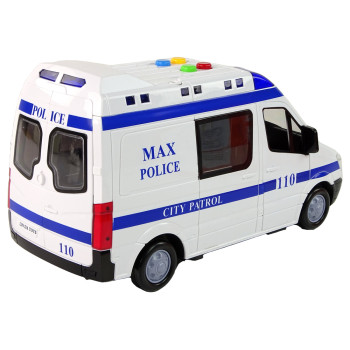 Radiowóz Auto Policyjne Napęd Frykcyjny Dźwięki Światło