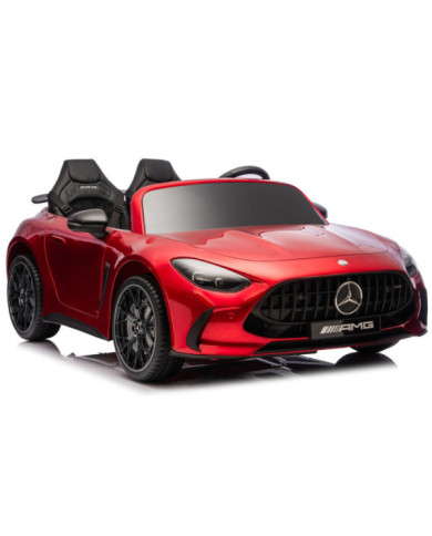 Auto Na Akumulator Mercedes GT63 AMG DK-GT63 24V LCD Czerwony Lakierowany