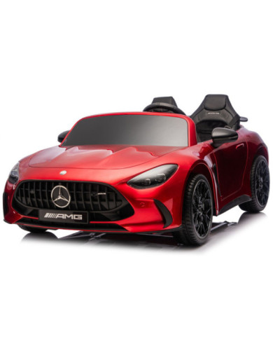 Auto Na Akumulator Mercedes GT63 AMG DK-GT63 24V LCD Czerwony Lakierowany