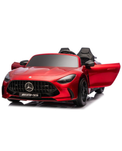 Auto Na Akumulator Mercedes GT63 AMG DK-GT63 24V LCD Czerwony Lakierowany