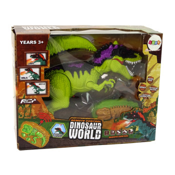 Dinozaur Zdalnie Sterowany Światła Dźwięki Zielony