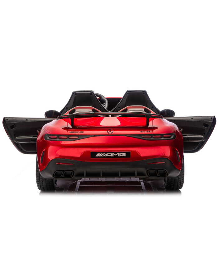 Auto Na Akumulator Mercedes GT63 AMG DK-GT63 24V LCD Czerwony Lakierowany