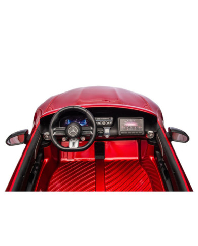 Auto Na Akumulator Mercedes GT63 AMG DK-GT63 24V LCD Czerwony Lakierowany