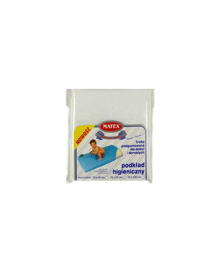 Podkład higieniczny frotte na materac 60x120 Baby Matex