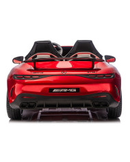 Auto Na Akumulator Mercedes GT63 AMG DK-GT63 24V LCD Czerwony Lakierowany