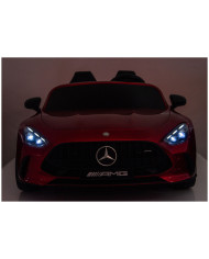 Auto Na Akumulator Mercedes GT63 AMG DK-GT63 24V LCD Czerwony Lakierowany